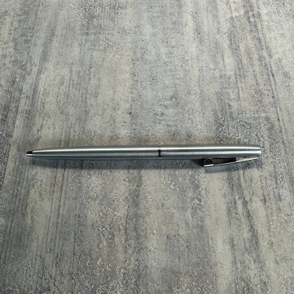 Pentel Sheaffer Stainless Steel Ballpoint Pen and Mechanical Pencil Set w/ Box - Picture 2 of 11